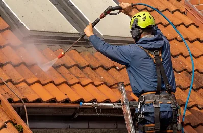 Démoussage et hydrofuge de toiture aux Martys